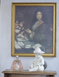 Pintura retrato de Napoleão na perfumaria Galimard.